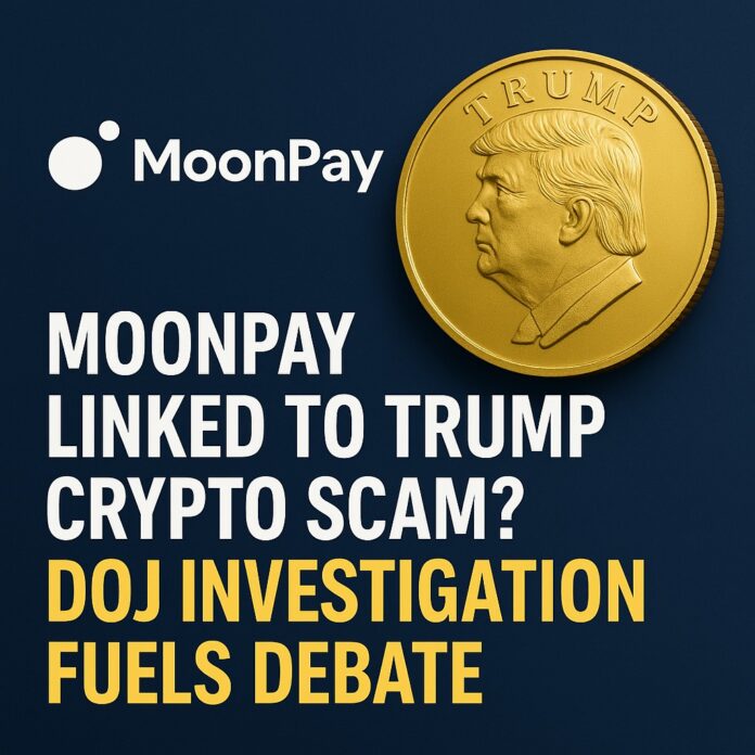 MoonPay linked to Trump coin scam spotlighted in DOJ probe over political crypto fraud