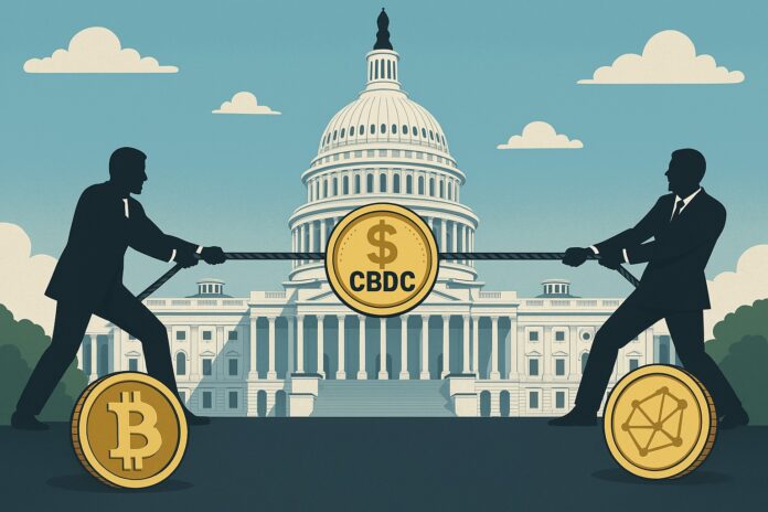 Trump US Crypto Bill debate heats up amid CBDC ban controversy and political standoff